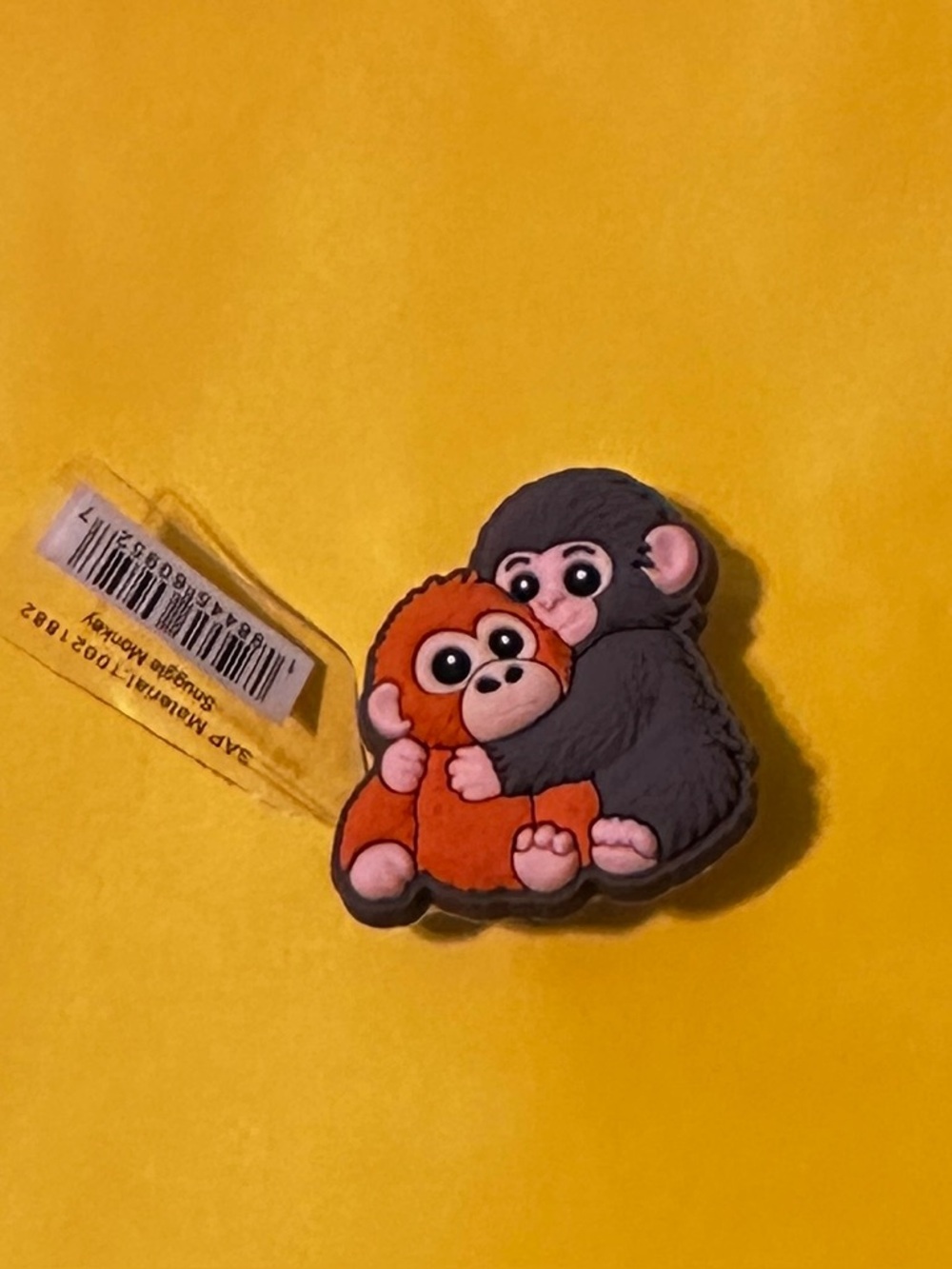 Authentic Punch the Monkey Snuggle Monkey Croc Charm - Rare Sold Out!